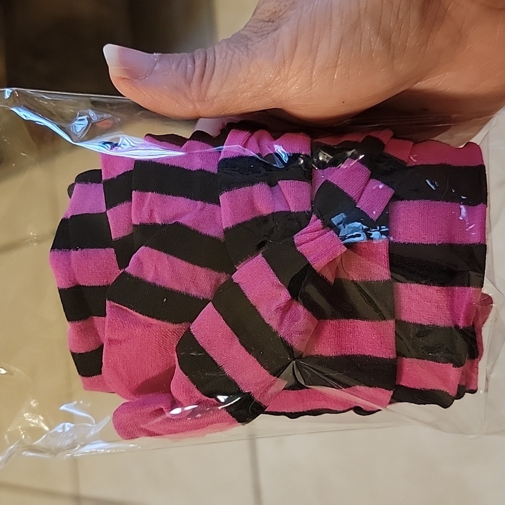 Halloween striped tights